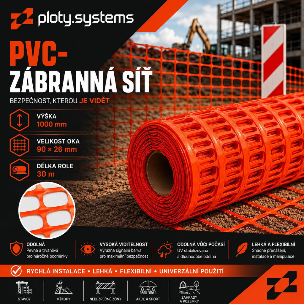 PVC-Schutznetz Höhe 1000 mm, Maschenweite 90 x 26 mm, 30 m