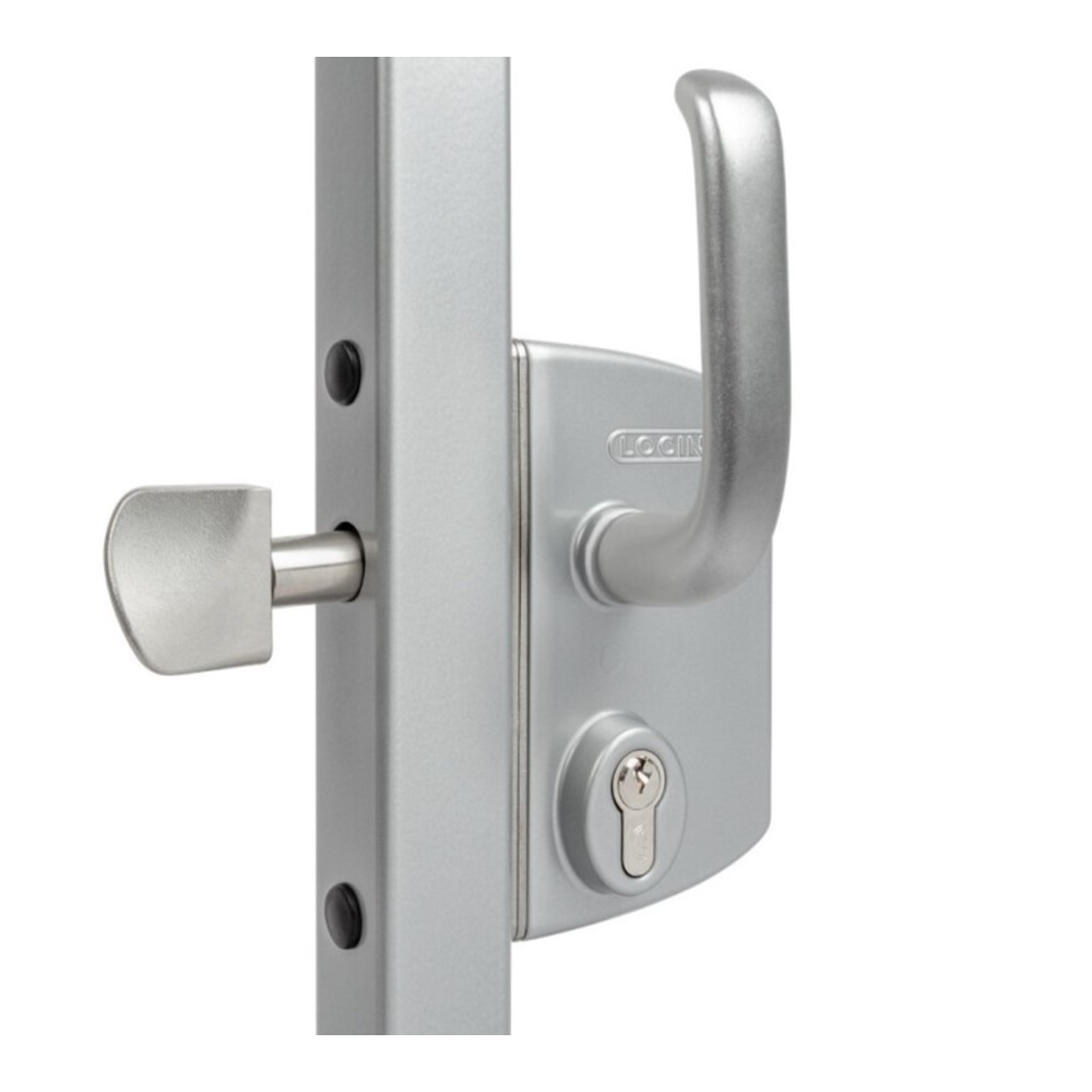 LOCINOX Schiebetorschloss (Silber)