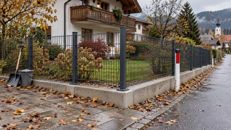 Streusalz am Zaun: So schützen Sie Ihren Zaun im Winter